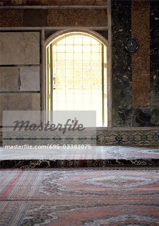 Israel, Jerusalem, interior of mosque