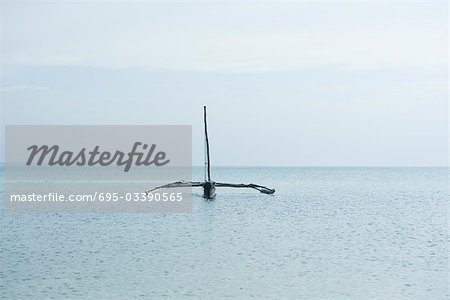 Zanzibar, Tanzania, trimaran on ocean