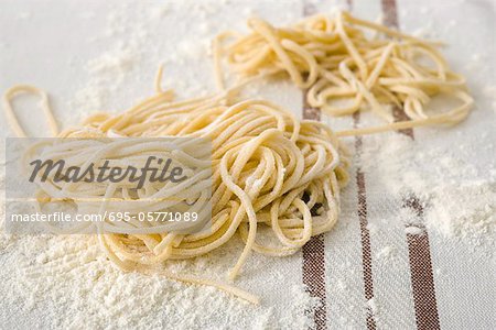 Fresh homemade spaghetti