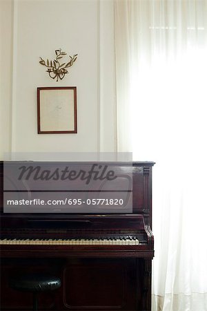 Piano in home