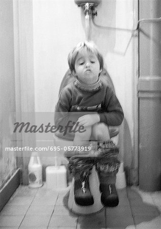 242 Little Girl Sitting Toilet Stock Photos - Free & Royalty-Free