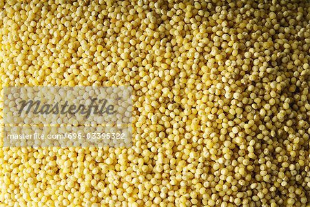 Millet seeds, extreme close-up, full frame