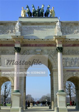 France, Paris, Arc de Carrousel