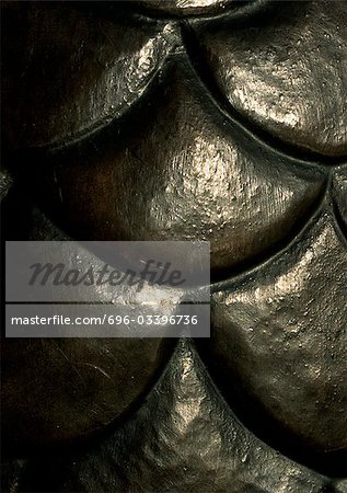 Bronze sculpture, close-up