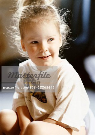 Girl Potty Training - Stock Photo - Masterfile - Premium Royalty