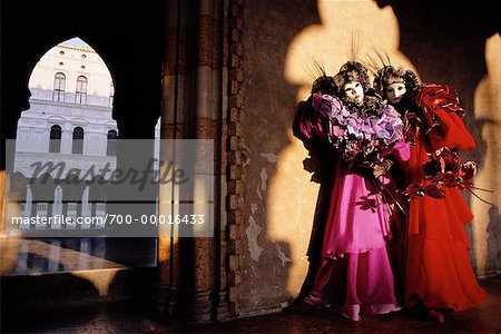 People in Costume Venice, Italy