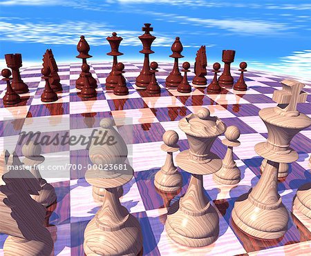 Chessboard with Pieces