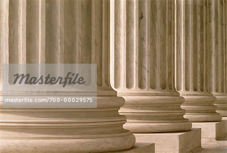 Column Bases Supreme Court Building Washington, Dc, USA
