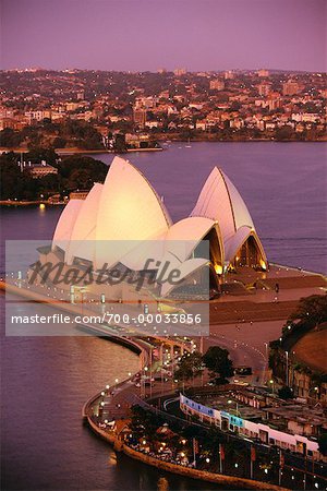 Sydney Opera House at Dusk New South Wales, Australia