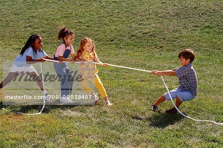 tug o war kids