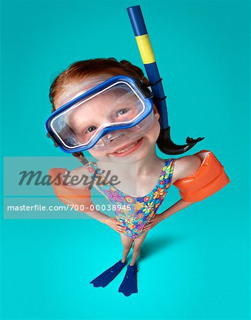 Woman wearing swim gear at pool - Stock Image - F005/4858 - Science Photo  Library