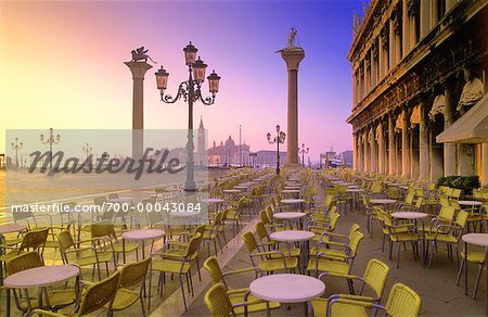 Tables and Chairs in Piazza San Marco Venice, Italy - Stock Photo -  Masterfile - Rights-Managed, Artist: Daryl Benson, Code: 700-00043084