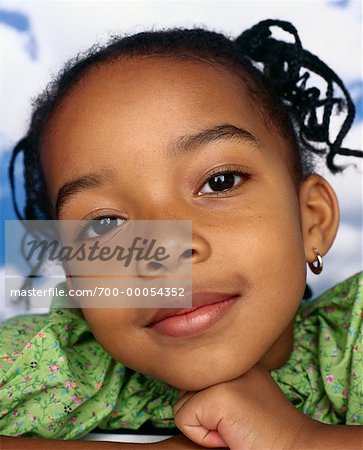 Close-Up of Girl's Face