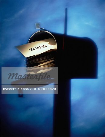 WWW on Envelopes in Mailbox