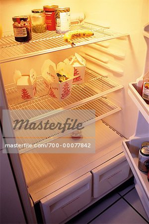 Stacked Leftovers In Fridge Stock Photo - Download Image Now - Leftovers,  Refrigerator, Food - iStock