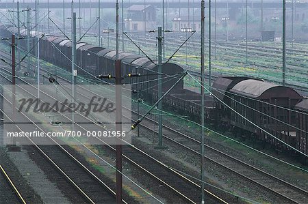Train and Tracks, Dusseldorf, Germany