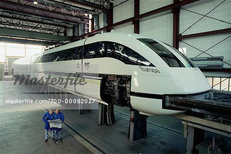 Engineers at High Speed Rail System, Lathen, Germany