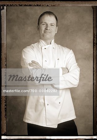 Portrait of Male Chef with Arms Crossed