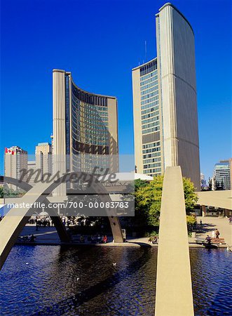 Nathan Philips Square and Toronto City Hall Toronto, Ontario, Canada