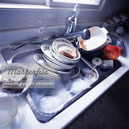 Dirty Dishes Sink Royalty-Free Images, Stock Photos & Pictures