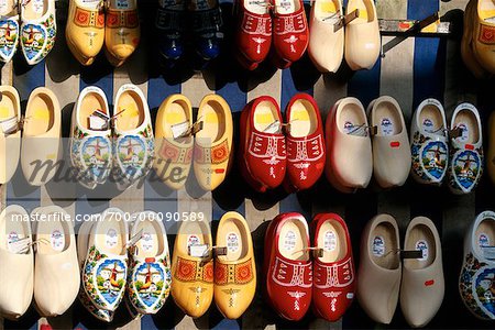 Wooden Shoes Bloemenmarkt, Amsterdam, The Netherlands