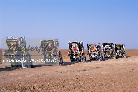 Cars Buried in Dirt