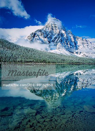 Mount Chephren, Waterfowl Lake Banff National Park Alberta, Canada