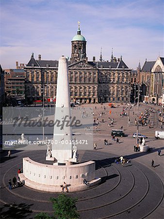 Royal Palace and Dam Square Amsterdam, Netherlands