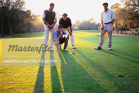 Men Golfing