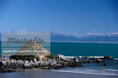 Monkey Island Te Waewae Bay, Southern Alps New Zealand