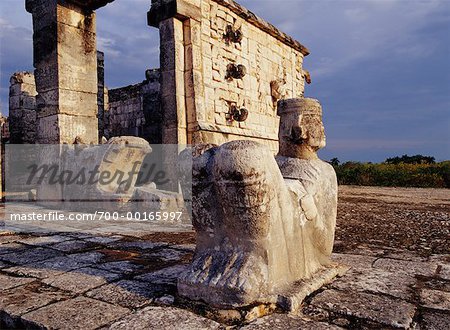 Chac Mool Temple of the Warriors Chichen Itza, Yucatan Mexico