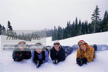 Portrait of Four Friends