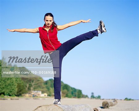 Woman Exercising