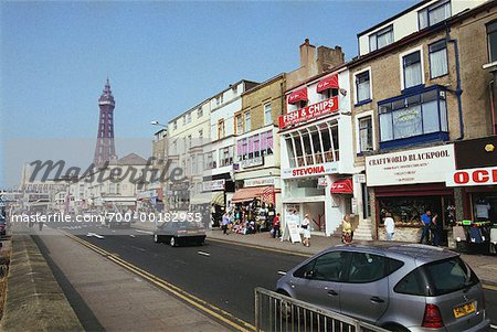 Street Scene, Blackpool, England
