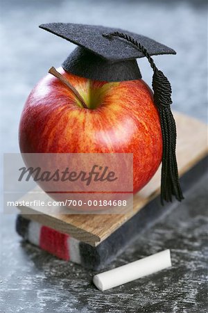 Apple, Eraser and Mortarboard