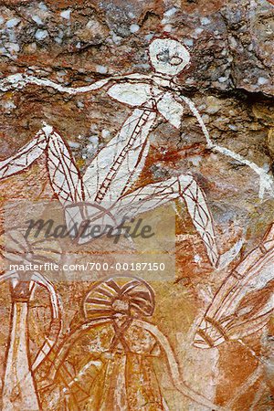 Aboriginal Art at Nourlangie Rock Northern Territory, Australia