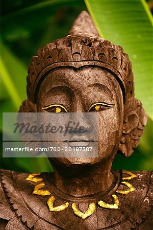 Wooden Statue Regent Resort Mae Rim Valley Chiang Mai, Thailand