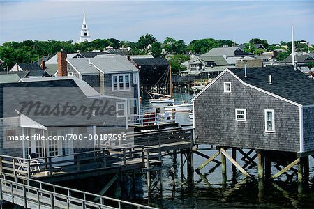 Waterfront Homes Nantucket Harbour Nantucket Massachusetts Usa