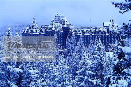 Banff Springs Hotel Alberta Canada Stock Photo Masterfile Rights Managed Artist Ron Stroud Code 700