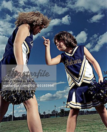 Cheerleaders Stock Photo, Royalty-Free