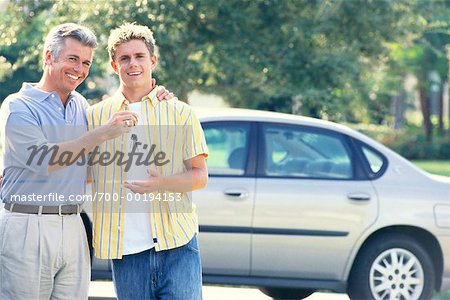 Father and Son Outdoors