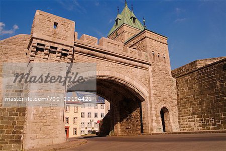 Gate Old Quebec City Canada