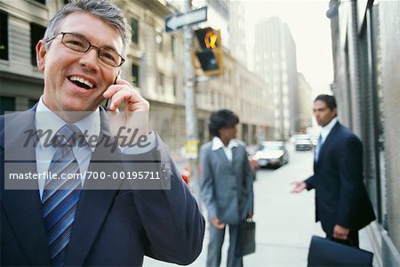 Businessman on Cell Phone