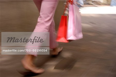 Woman Walking Outdoors