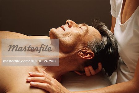 Man at a Chiropractor