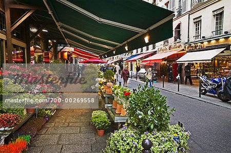 Shops in Latin Quarter Paris, France