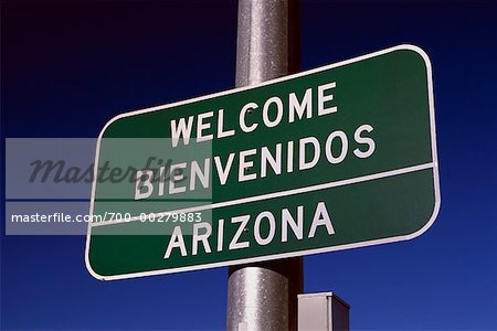 Border Crossing Between Mexico And Arizona, USA