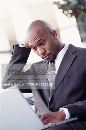 Businessman with Laptop