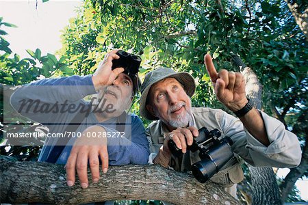 Two Men Birdwatching
