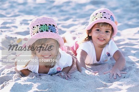 Two Girls on Beach